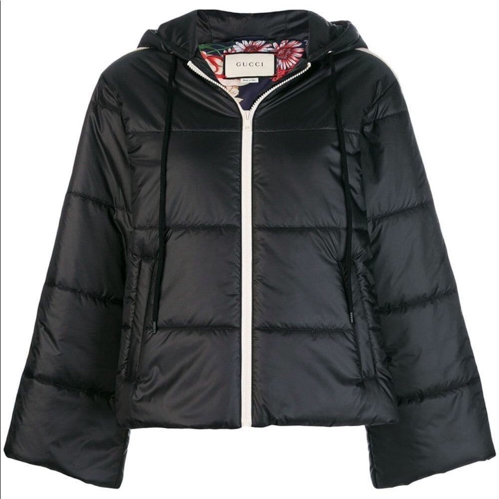 GUCCI Side Stripe Hooded Shell Parka NWT
